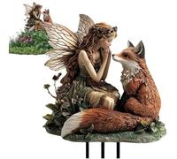 Pali da giardino in acrilico, decorazione per prato fatato, paletti decorativi 2D con facile installazione, da giardino esterno, accessorio per patio con design vivace, decorazione per terra