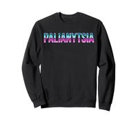 Palianytsia Pain ukrainien Cyberpunk Synthwave Humour Sweatshirt
