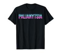 Palianytsia Pain ukrainien Cyberpunk Synthwave Humour T-Shirt