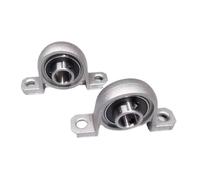 Palier à billes à semelle en alliage de zinc, diamètre 5 mm - 40 mm, 1/5 pièces, KFL08-KP002, acier(Bore 20,KFL(5pcs))