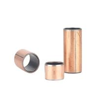 Palier à gorge profonde micro-profond avec joint bimétallique et protection - Paliers à manchon en cuivre autolubrifiants sans huile (diamètre intérieur 10-15 mm)(14x16x20mm (10pcs))