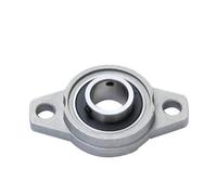 Palier à semelle à bride auto-aligneur, boîtier en alliage de zinc, insert | Boîtier en alliage de zinc, insert en acier pour roulements, conception auto-alignante pour un fonctionnement fluide(KP001)