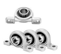 Palier à semelle en alliage de zinc KP08 KFL08, alésage intérieur de 8 mm, roulements à billes à alignement automatique, supports de paliers de tige d'arbre(1pc,KFL08)