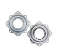 Palier de base pour plateau tournant de table Lot de 2 plaques pivotantes 7,6 cm for meubles, plateau tournant, roulement à billes en acier massif, fixation 360 degrés