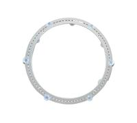 Palier de base pour plateau tournant de table Plateau tournant antidérapant en alliage d'aluminium avec base pivotante et roulements Big Suckers(MUTE STRAP 400MM)