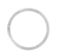 Palier de base pour plateau tournant de table Plateau tournant en métal robuste de 12/14/16 pouces, capacité charge maximale 110 kg, plateau pivotant for table à manger ronde(12 inch 8.5mm thick)