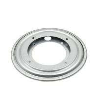 Palier de base pour plateau tournant de table Plateau tournant Lazy Susan galvanisé robuste de forme ronde, couleur argent, 5,5/8/9/12 pouces(9INCH)