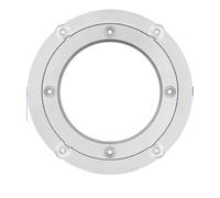 Palier de base pour plateau tournant de table Plateau tournant rond en caoutchouc épais et robuste, plateau pivotant lisse alliage d'aluminium, roulement rotatif(10INCH 250MM OD)