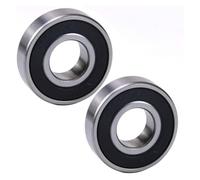 Palier de Butée 5 pièces/lot 6001RS roulements miniatures à billes gorge profonde de joint couvercle 6001-RS 12 * 28 * 8mm 12 * 28 * 8 52100 en acier chromé