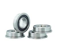 Palier de Butée SF608-2RS roulement à bride 8x22x7 Mm 10PC Double scellé en acier inoxydable SF608 RS roulements billes 2RS(SF608RS-P0-10PC)