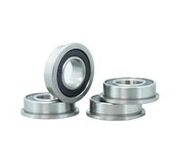 Palier de Butée SF698-2RS roulement à bride 8x19x6 Mm 10PC Double scellé en acier inoxydable SF698 RS roulements billes 2RS(SF698RS-P5-10PC)