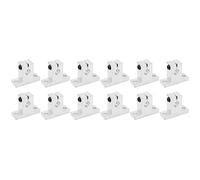 Palier de guidage de haute stabilité pour imprimante 3D Machine CNC Équipement industriel Support de rail de mouvement linéaire 12Pcs en alliage d'aluminium