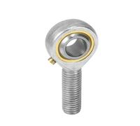 Palier d'extrémité de tige 3/8 diamètre d'alésage POSB6 pouces embout à rotule portant 3/8-24 embouts à rotule à filetage mâle(Right Hand Thread)