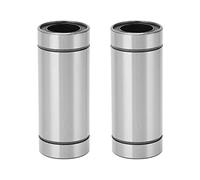 Palier Linéaire 20mm ID 32mm OD 80mm Longueur, 2 Pcs en Acier, Précision et Faible Friction - Haute Durabilité, Facile à Installer, Usage Industriel et Robotique
