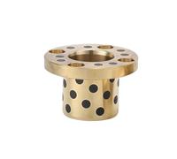 palier lisse à bride, Diamètre intérieur à flasque de la bague Oilless graphite en laiton 12-18mm