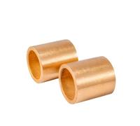 Palier lisse Douille en laiton, diamètre intérieur 5mm, 10 pièces, métallurgie des poudres, roulement à huile, Guide résistant à l'usure en cuivre(5X7X4)
