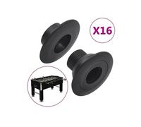 16x Paliers de Baby-foot pour Tige Remplacement de Baby-foot Accessoire de Table de Football Maison Intérieur Salle de Jeux 15,9/16 mm