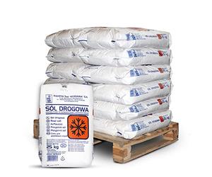 PALIGO Sel Décongélation Sel Route Sel tausalz Pierre Sel Sel d'hiver d'écartement Sel Granulés moyens de rosée Sel 25 kg x 12 Sac de 300 kg/1 Palette