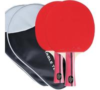 Palio Master 3.0 Raquette de Tennis de Table et étui | Raquette de ping-Pong intermédiaire approuvée par l'ITTF | Vitesse, Rotation et contrôle complets (Lot de 2 Raquettes)