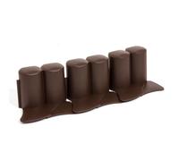 Prosperplast Palissade de jardin IPAL6 Marron 3,02 m x 10 cm