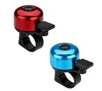 Paliston Sonnette de Vélo Aluminum Cloche de Vélo Bleu - Rouge