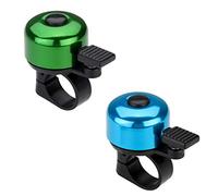 Paliston Sonnette de Vélo Aluminum Cloche de Vélo Bleu - Vert