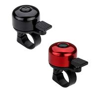 Paliston Sonnette de Vélo Aluminum Cloche de Vélo Noir - Rouge
