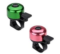 Paliston Sonnette de Vélo Aluminum Cloche de Vélo Vert - Rose