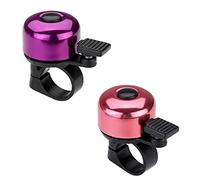 Paliston Sonnette de Vélo Aluminum Cloche de Vélo Violet - Rose