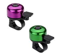 Paliston Sonnette de Vélo Aluminum Cloche de Vélo Violet - Vert