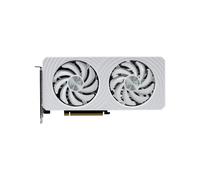 Palit GeForce RTX 5060 Ti White OC 8Go GDDR7, 2602MHz, 4608 CUDA, PCI Express 5.0, HDMI 2.1b, DisplayPort 2.1b, 2 ventilateurs, Blanc