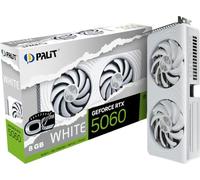 Palit Carte graphique GeForce RTX 5060 OC 8 Go GDDR7 3840 cœurs CUDA PCIe 5.0 Blanc