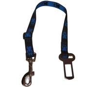 Palkar ceinture de sécurité pour petits chiens 50 cm x 16 mm noir et bleu avec pattes