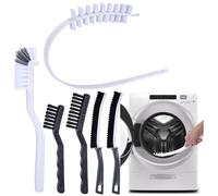 Palksky Ensemble de brosses de nettoyage pour machine à laver à chargement frontal avec 1 brosse de nettoyage pour fente de tambour et 5 brosses de nettoyage pour suceur plat pour joint en caoutchouc