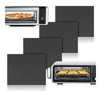 Palksky Lot de 4 revêtements de four pour friteuse à air comprimé compatibles avec Ninja Foodi SP101 SP201 SP301, tapis de four antiadhésif (35,6 x 30,5 cm) réutilisables pour four à microondes à