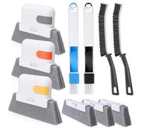 Palksky Lot de 7 brosses de nettoyage pour rainures de fenêtre