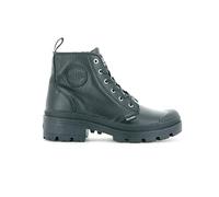Palladium Bottines femme PALLABASE cuir noir talon décroché 4 cm tige 10,5 cm fermeture zip 36