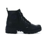 Palladium Bottines femme PALLABASE cuir noir talon décroché 4 cm tige 10,5 cm fermeture zip 36