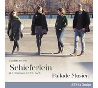 Pallade Musica - Schieferlein-Telemann-Bach : Sonates en Trio