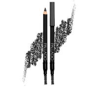 Palladio Crayon à Sourcils, Crée des Traits Ressemblant à des Poils, Remplit les Sourcils, Brosse Attachée Adoucit les Traits de Crayon, Apparence Naturelle, Accentue les Sourcils, Black