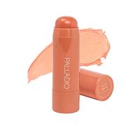 Palladio Je Rougis 2-en-1 Teint pour Joues et Lèvres, Fard à Joues Crème Léger Modulable, Formule Hydratante Multifonctions Transparente, Tenue Toute la Journée, Application Facile, Peach
