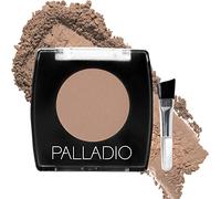 Palladio Poudre pour sourcils, Poudre pour sourcils douce et naturelle avec de l'huile de jojoba et du beurre de karité, Aide à améliorer et à définir les sourcils, Taupe