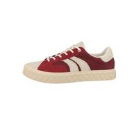Palladium Baskets basses crème / rouge, Taille 37
