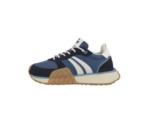 Palladium Baskets basses 'Troop Runner Flame' marine / bleu fumé / blanc, Taille 44