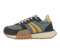 Palladium Baskets basses 'Troop Runner Flame' marine / bleu fumé / jaune foncé, Taille 44