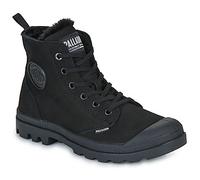 Palladium Bottines Pampa Hi Zip Wl, Laine, Fermeture éclair, Femme 37 Noir