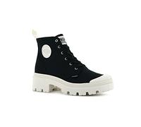 Palladium Femme Pallabase Twill Boots, Noir, 41 EU
