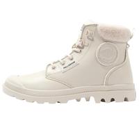 Palladium Femme PALLASHOCK LO Hiver Bottine, Blanc cassé, 37 EU