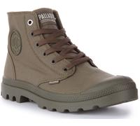 PALLADIUM Mono Chrome Bordure Bas Acceptable Vegan Lacet Bottes Olive UK 3 - 12