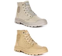 PALLADIUM Mono Chrome Bordure Bas Vegan Eva Confort Bottes Hommes Beige UK 4 -